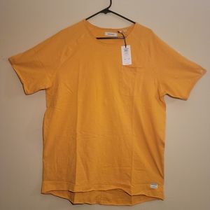 NEW Jack & Jones Men's Pocket T-Shirt Mustard Yellow Size (XLarge)